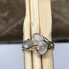 Load image into Gallery viewer, Natural Rainbow Moonstone 925 Solid Sterling Silver Ring Size 5.75, 6, 8, 8.75, 9
