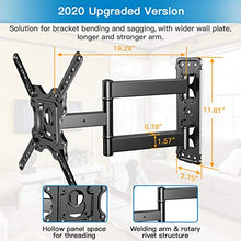 Load image into Gallery viewer, PERLESMITH Heavy Duty TV Wall Mount for Most 32-55 Inch Flat Curved TVs with Swivels Tilts &amp; Extends - Full Motion TV Mount Fits LED, LCD, OLED 4K TVs Up to 88 lbs Max VESA 400x400
