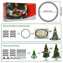 Load image into Gallery viewer, Christmas Train Set - Toy Train Set with Lights and Sounds, Round Railway Tracks for Under/Around The Christmas Tree, Best Gifts for 3 4 5 6 7 8+ Year Old Kids Boys Girls
