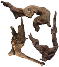 Load image into Gallery viewer, PINVNBY Natural Aquarium Driftwood Assorted Branches Reptile Ornament for Fish Tank Decoration Pack of 3

