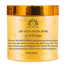 Load image into Gallery viewer, 24K Gold Facial Mask — Rejuvenating Anti-Aging Face Mask — Face Mask For Flawless Skin — Reduces Fine Lines &amp; Wrinkles — Clears Acne, Minimizes Pores — Moisturizes &amp; Firms Up Your Skin By White Naturals

