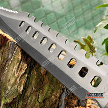 Load image into Gallery viewer, Tactical Knife Survival Knife Hunting Knife 17.25" Fixed Blade Knife Razor Sharp Edge Camping Accessories Camping Gear Survival Kit Survival Gear Tactical Gear 74540 (Silver)
