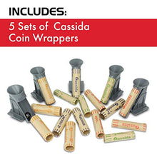 Load image into Gallery viewer, Cassida C300 Professional USD Coin Counter, Sorter and Wrapper/Roller | 35% Faster Wrapping Coins with Quickload Technology | 300 Coins/Minute | Printing-Compatible | Includes 5 Wrapper Sets
