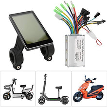 Load image into Gallery viewer, Xianw Motor Brushless Controller+LCD Display Mete, 36V/48V 350W Waterproof Electric Bicycle Scooter Brushless Controller Kit with LCD Display Meter for Electric Bicycle
