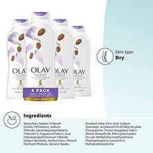 Load image into Gallery viewer, Body Wash for Women by Olay, Daily Moisture with Almond Milk Body Wash, 22 oz, (4 Count)
