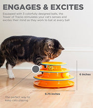 Load image into Gallery viewer, Petstages Tower of Tracks Cat Toy – 3 Levels of Interactive Play – Circle Track with Moving Balls Satisfies Kitty’s Hunting, Chasing &amp; Exercising Needs
