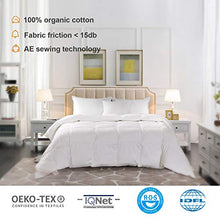 Load image into Gallery viewer, Maple Down Duvet Insert King Size, Down Alternative Comforter Quilted with Corner Tabs for All Season, Soft &amp; Breathable Cotton Surface Machine Washable White

