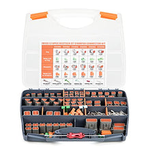 Load image into Gallery viewer, IWISS DEUTSCH DT Connector Kit in 2,3,4,6,8,12 Pin Configurations, Size 16 Stamped Formed Contacts(AWG 14), Wedgelock &amp; Pin Extraction Tools, Ideal for Automotive Aftermarket Service, 519PCS
