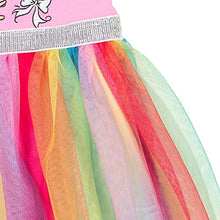 Load image into Gallery viewer, Disney Fancy Nancy Toddler Girls Short Sleeve Tutu Dress Scrunchy Set Pink 5T
