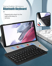 Load image into Gallery viewer, MoKo Bundle: Case for Samsung Galaxy Tab A7 Lite 8.7 inch 2021 Model (SM-T220/T225/T227), Slim Lightweight Tri-Fold Case + Keyboard Case
