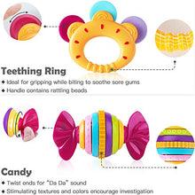 Load image into Gallery viewer, iPlay, iLearn 10pcs Baby Rattles Teether, Shaker, Grab and Spin Rattle, Musical Toy Set, Early Educational Toys for 3, 6, 9, 12 Month Baby Infant, Newborn
