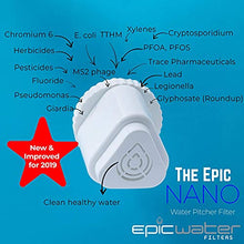 Load image into Gallery viewer, Epic Nano Countertop Water Filter Dispenser for Drinking Water. 36 Cup 150 Gallon Long Last Filter BPA Free Water Purifier Large Water Jug Dispenser

