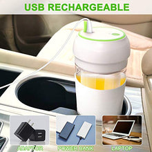 Load image into Gallery viewer, Portable Blender Juicer (12oz) Personal Blender Shakes and Smoothies Juicer Cup Smoothie Maker With 7.4V 3000mAh Rechargeable Battery Strong Power Ice Blender Mixer Baby Food Maker(BPA FREE)Home Office School Travel Sport Gym Outdoors
