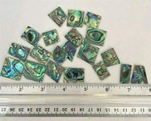 Load image into Gallery viewer, 1- Ounce ~ Green Paua Abalone Shell Blanks, Inlay Material. 0.06" Thick/Guitar
