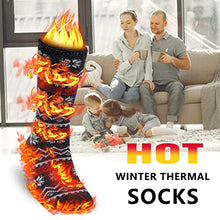 Load image into Gallery viewer, Women's Warm Thermal Socks, WXXM Thermal Winter Snow Ski Heavy Weight Heated Feet Warmers Socks for Women Outdoor Hiking Cold Weather 1 Pair Grey
