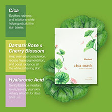 Load image into Gallery viewer, Cica Facial Sheet Mask for Women Skin Care, Korean, Ceramide, Rose, Tea Tree 5 Pack
