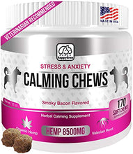 Load image into Gallery viewer, happyGree Best Calming Treats for Dogs: Product of USA- Helps with Hyperactive &amp; Aggressive Behavior + Anxiety Composure Relief, Storms, Barking, Separation and More- approx/170 Soft Chews
