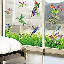 Load image into Gallery viewer, Hummingbird Window Clings Anti Collision Window Stickers Decor Decorative Bird Window Decals for Sliding Glass Doors(12 Pack)
