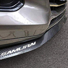 Load image into Gallery viewer, Front Lip ,HengJia Auto Parts 2.5m/8.2ft Car carbon fiber front lip,Front Bumper Lip ,Carbon Lip ,Side Skirt, front lip spoiler 100% waterproof protection(Carbon black)
