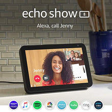Load image into Gallery viewer, Echo Show 8 -- HD smart display with Alexa – stay connected with video calling - Charcoal
