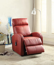 Load image into Gallery viewer, ACME Furniture Ricardo Recliner with Power Lift, Red PU
