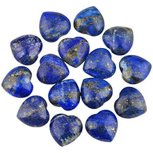 Load image into Gallery viewer, rockcloud Healing Crystal 0.5 inch Lapis Lazuli Carved Worry Stone Chakra Reiki Balancing(Pack of 10)
