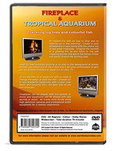Load image into Gallery viewer, Ambient DVD - Fireplace and Tropical Aquarium - 2 Hours of HD Video Moods -with 25 Minutes Loops
