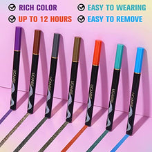 Load image into Gallery viewer, UCANBE 7 Colors Shimmer Liquid Eyeliner Makeup Set, Metallic Satin Finish Colorful Sparkling Eye Liner Pen, Long Lasting High Pigmented with Waterproof &amp; Smudge Proof Formula
