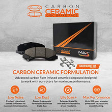 Load image into Gallery viewer, [Rear] Max Brakes Premium OE Rotors with Carbon Ceramic Pads and Hardware Kit KH079242
