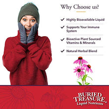 Load image into Gallery viewer, Buried Treasure ACF Extra Strength Extreme Immune Support with Elderberry Echinacea Vitamin C and Herbal Blend for Comprehensive Rapid Relief 16 Fluid Ounce
