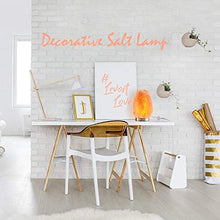 Load image into Gallery viewer, LEVOIT Kyra Himalayan Salt Lamp, Pink Rock Large Crystal Natural Himilian Gift Night Light (ETL Certified) Touch Dimmer, 2 Extra Bulbs, 18/8 Stainless Steel Base

