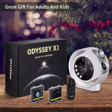 Load image into Gallery viewer, LaView Star Projector HD Image Large Projection Area LED Lights for Bedroom Infrared Remote Controller 3 Level Silent Rotation Night Light with Green Laser Light Include 6K Replaceable 2 Galaxy Discs
