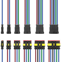 Load image into Gallery viewer, 708Pcs 43 Kits Waterproof Automotive Electrical Connector Terminals 1/2/3/4/5/6 Male&amp;Female Pin Automotive Wire Connectors Kit

