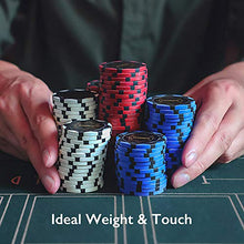 Load image into Gallery viewer, SLOWPLAY Nash Clay Poker Chips, 14 Grams Heavyweight Clay Composite, 40mm Large Chips in Bulk, Pack of 50 with Denomination of 1
