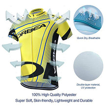 Load image into Gallery viewer, ORBEA Pro Cycling Jersey Short Sleeve Yellow Bike Top Quick Dry Men Summer Bicycle Clothes
