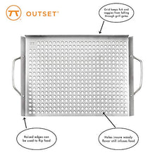 Load image into Gallery viewer, Outset 76632 Stainless Steel Grill Topper Grid, 11"x17"
