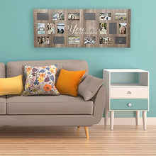 Load image into Gallery viewer, GALLERY SOLUTIONS Rustic 18 Opening Distressed You Are My Sunshine Collage Frame
