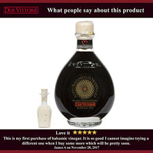 Load image into Gallery viewer, Due Vittorie Oro Gold Balsamic Vinegar with Pourer, 8.45fl oz / 250ml (2 pack)
