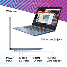 Load image into Gallery viewer, Lenovo IdeaPad 1 14 14.0" Laptop, 14.0" HD (1366 x 768) Display, Intel Celeron N4020 Processor, 4GB DDR4 RAM, 64 GB SSD Storage, Intel UHD Graphics 600, Win 10 in S Mode, 81VU0079US, Ice Blue
