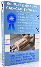 Load image into Gallery viewer, CAD-CAM CNC Mill 4 Axis Software for Mach 3-4, Linux CNC, EMC2, CNC 3040. Design your part and generate the g-code with a single easy to use software, plus many tutorial training videos included.
