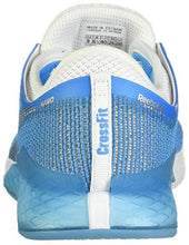 Load image into Gallery viewer, Reebok Women's Nano 9 Cross Trainer, White/Cyan/Silver, 5 M US
