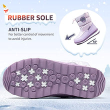 Load image into Gallery viewer, K KomForme Kids Snow Boots for Boys Girls Toddler Winter Outdoor Boots Waterproof with Fur Lined (Toddler/Little Kid/Big Kid)
