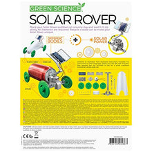 Load image into Gallery viewer, 4M 3782 Green Science Solar Rover Kit DIY Solar Power, Eco-Engineering Stem Toys Educational Gift for Kids &amp; Teens, Boys &amp; Girls
