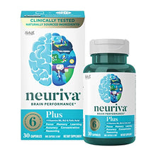 Load image into Gallery viewer, Neuriva Nootropic Brain Support Supplement - Plus Capsules (30 Count in a Box), Phosphatidylserine, B6, B12, Supports Focus Memory Concentration Learning Accuracy and Reasoning
