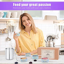 Load image into Gallery viewer, Candle Making Kit, Scented Candles Supplies DIY Gift for Kids, Adults, Beginners, DIY Craft Gift Kits Include Candle Melting Pot, Soy Wax, Centering Devices, Tins, Wicks, Stir Rod &amp; More
