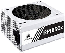 Load image into Gallery viewer, Corsair RMX White Series (2018), RM850x, 850 Watt, 80+ Gold Certified, Fully Modular Power Supply - White, 80 PLUS Gold (CP-9020188-NA)
