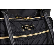 Load image into Gallery viewer, Kenneth Cole Reaction Chelsea Quilted Chevron 15" Laptop &amp; Tablet Business Tote With Removeable Shoulder Strap, Black
