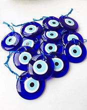 Load image into Gallery viewer, Luos Cultural Goods Evil Eye Home Protector - Glass Beads, Good Luck Charm, Doorway, Home Decoration, Wall Hanging, Gift Item, 2.75 Inches Wide
