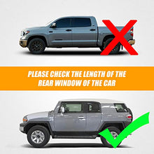 Load image into Gallery viewer, 4Pcs Door Window Moulding Trim Seal Belt Compatible with Toyota FJ Cruiser Weatherstrip 2007-2014 Outerdoor Car Replace 68161-35073 68163-35041

