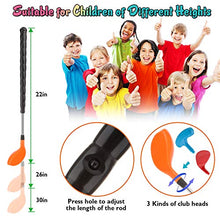 Load image into Gallery viewer, Kids Golf Set,Outside Toys for Kids Golf Clubs with 3 Club Heads 15 Training Toy Golf Balls &amp; Clubs Equipment Indoor Exercise Game Kids Outdoor Toys Gifts for 3 4 5 6 7 8 Year Olds Boys Toddlers Girls
